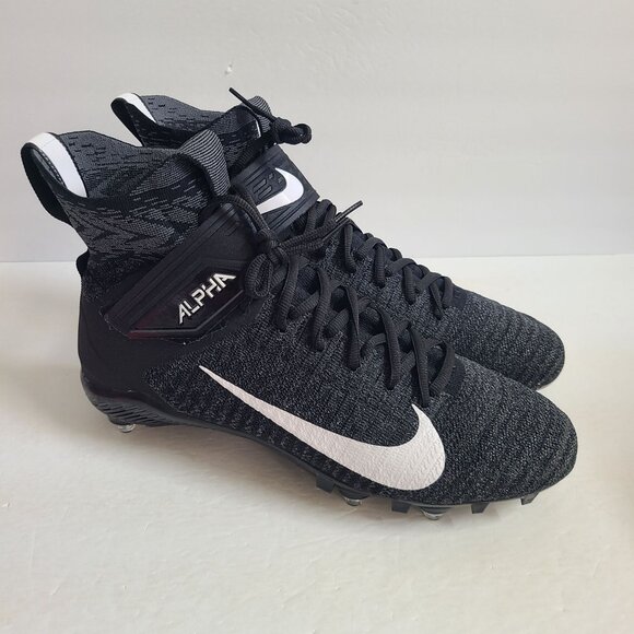 NEW Nike Alpha Menace Elite 2 Football Cleats CI1530-001 Size 12.5 Black main image 5